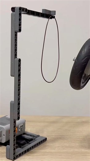 Bicycle Wheel Gyro Experiment Using LEGO #mechanical #lego #experiment