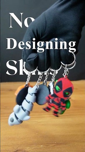 AI Made My Keychain Business Possible—No Design Skills Needed! ‪@MeshyAI‬