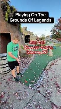 Mini Golf at Dinosaur Canyon in Branson, MO