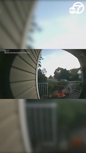 "Some candy in for other people." A kid’s act of kindness was caught on camera outside a New Jersey home with footage showing a little boy filling an empty bowl with his own Halloween candy so others could enjoy the sweets. 🎃🍬 https://abc7.la/3NthulL | ABC7