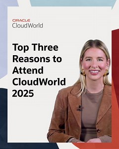 38K views · 102 reactions | #CloudWorld registration is open! Find out why you won't want to miss our biggest event of the year: https://social.ora.cl/6184NQGV6 | Oracle | Facebook