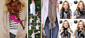 10 formas diferentes de usar tus pashminas o bufandas - Mujer de 10: Guía real para la mujer actual. Entérate ya.