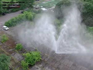 Triangle | Water Screen Projection