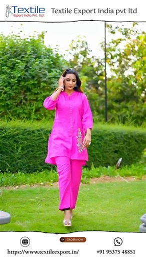 Catalog Name :- Kadlee Erina Per Piece Price :- INR 770 5 % GST Full Catalog Price :- INR 4620 Total Design :- 6 Size :- s | m | l | xl | xxl | xxxl | MOQ :- Minimum 6 Pcs Fabric :- Viscose Fabric Description Top/ Bottom: Viscose Crap | Work: Thread And Handwork Brand :- Kadlee Fashion Studio Link :- https://www.textileexport.in/kadlee-erina-viscose-crap-thread-with-handwork-co-ord-set Worldwide ship available 📌 COD available in India 📌 100% quality assured product Assured Quality 📌 Safe Secu