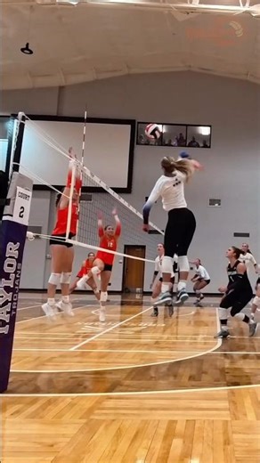 You may stop Taylor twice… but not a 3rd time 🏐🔥 | Taylor Women’s Volleyball