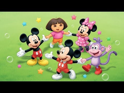 Jump, Clap & Learn Body Parts with Mickey Mouse and Dora 🌈 | Kids Dance Rhyme