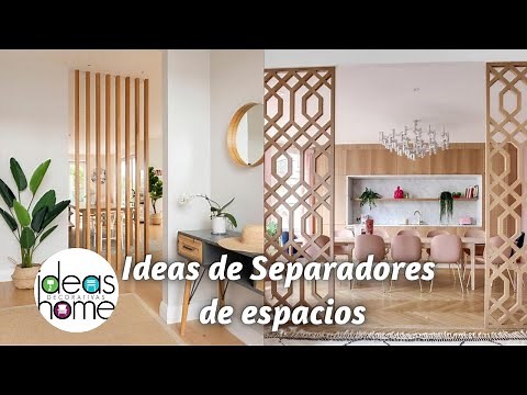 IDEAS para separar espacios sin construir paredes | Las mejores Ideas para dividir espacios.