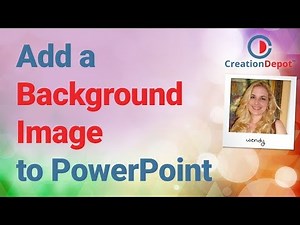 How to add a background image to PowerPoint slides and the Master slide