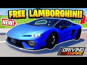 New FREE Lamborghini In Driving Empire!
