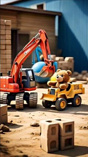 Super Digger Heroes Save Toy Town! 🚜💥 | Kids Construction Cartoon | Fun Learning Video