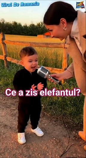 Ce a zis elefantul? #fyp #viral #funny #romania #baby