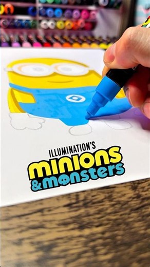 Drawing Minion 💛from Minions and Monsters 💚#drawing #art #minions #minionsandmonsters