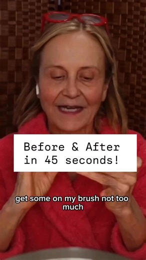 In 45 seconds! A quick look at the results of the "Makeup Facelift" tutorial on my newest podcast! Lift your eyes, tighten your jawline, brighten your face! Link to watch in my bio or the first comment on Facebook #makeup #makeuptutorial #over60 #jawline #skincare | Jane McGarry