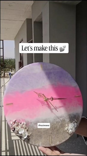 resin clock tutorial for beginners| most beautiful and dreamy resin wall clock of all the times 😍😍|