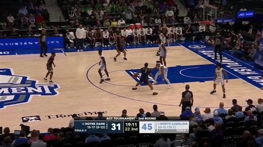 Highlights from today's 76-56 victory 🆚 Notre Dame | UNC Basketball