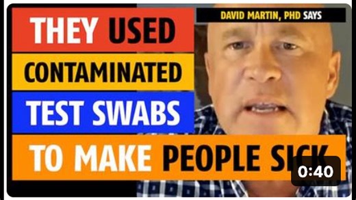 They used contaminated test swabs to make people sick, says David Martin, PhD
