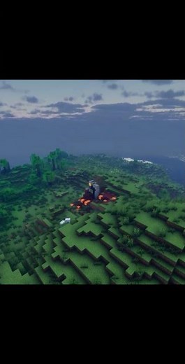 Day 5 of trying Minecraft shaders (REALISTIC 😳) #minecraft #minecraftrealistic #cinematicgameplay