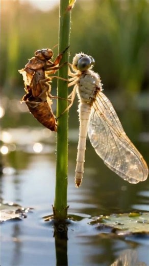 Dragonfly Life Cycle: From Tiny Egg to Stunning Adult Dragonfly’s First Flight in Nature