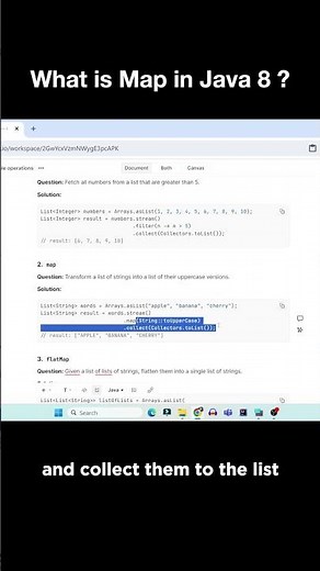 What is Map in Java 8 | Code Decode | Java 8 Interview Question and Answers