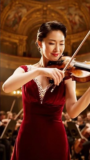 Stunning Violin Solo in a Majestic Hall