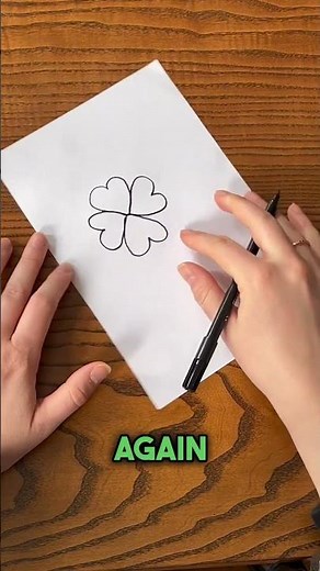 HOW TO DRAW A 4 LEAF CLOVER | Simple and Easy #tutorial