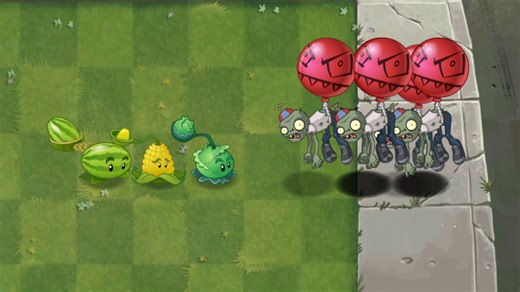 3株3阶植物 vs 一群气球僵尸-懒懒的白橘子-lazy-懒懒的白橘子-lazy-哔哩哔哩视频