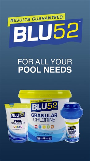 Blu52 has all your pool needs covered 💦 From chemicals to nets, brushes, pumps, and more, we make pool care easy 💙 Explore Blu52's whole product range: https://brnw.ch/21wWIWP #Blu52 #HassleFreePool #PoolCareMadeEasy #CrystalClear | BLU52