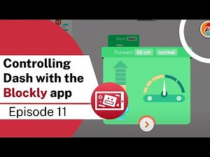 Tablet Robotics: controlling the Dash with the Blockly app