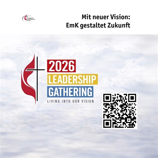 Evangelisch-methodistische Kirche on Instagram: "Mit neuer Vision: EmK gestaltet Zukunft Der Bischofsrat der Evangelisch-methodistischen Kirche (EmK) hat einen weltweiten Weg der Mitwirkung eröffnet, auf dem Methodisten aus allen Regionen eingeladen sind, sich an der Vorbereitung des Leadership Gathering (Leitungstreffen) 2026 zu beteiligen. Die Tagung steht unter dem Leitwort »Vom Geist gestärkt: Eine Kirche denken, die noch werden soll« und findet vom 20. bis 24. Oktober 2026 in der Knox Unite
