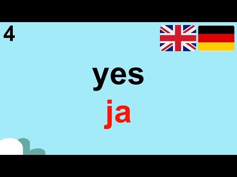 German Travel Words | 30 Most Common Words in English-German | Englisch-Deutsch