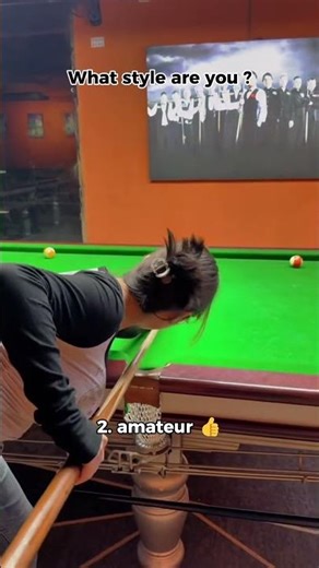 Which type are you? The Professional (1) vs. The "First Time" Player (2) #billiards #fail #funny