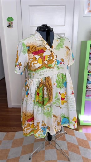 How bedsheets become Winnie the Pooh fashion pieces