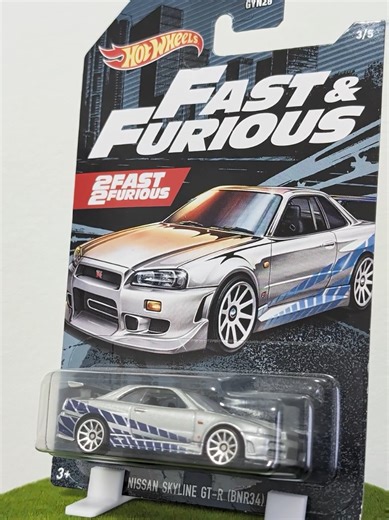 F&F Nissan Skyline GT-R (BNR34) Fast and Furious 2021 #diecast #fastandfurious #nissan #skyline #hotwheels