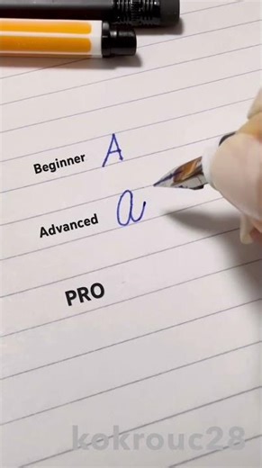How to write letter “A” | Beginner to Pro