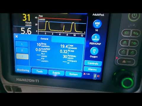 Hamilton T1 Adult Ventilation skills demo