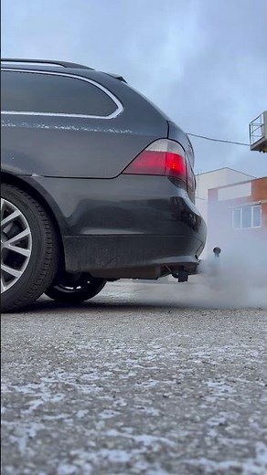 BMW E61 535d 200kW Cold start with defective glow plug unit