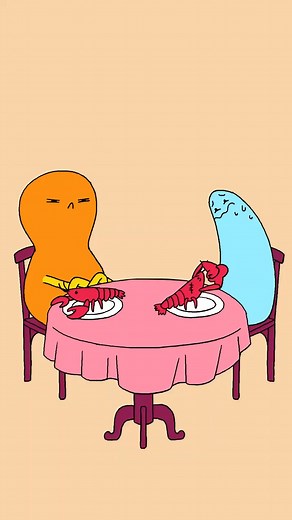 🤡 #restaurant #boggs #lobster #animation | Movie Clip II