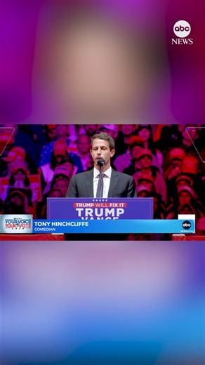 During a rally at Madison Square Garden, former Pres. Trump painted America as a nation in decline and vowed mass deportations on day one of a potential second administration. https://abcnews.go.com/Politics/live-updates/2024-election-updates-harris-heads-texas-highlight-abortion/?id=115137328 | ABC News