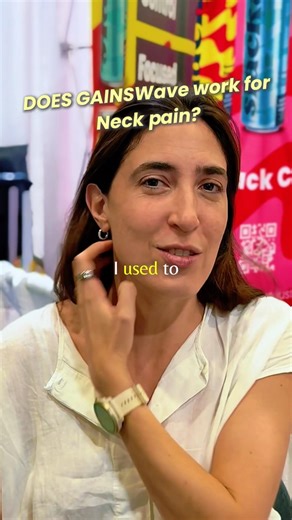 😱She had tension in her neck for months, in just 3 minutes this is what GAINSWave did for her 👀