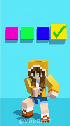 Girls pick their skin tone - MAIZEN Minecraft Animation #maizen #minecraftanimation #minecraft