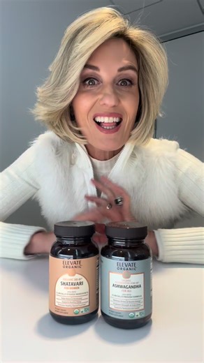 Kerstin Lindquist on Instagram: "Real stress relief from real ingredients. Regenerative Organic Certified Fermented KSM-66 Ashwagandha and SRI-81 Shatavari from Elevate Organic. These are the adaptogens you need to complement all you’re doing “right,” so you can stop feeling like everything is wrong. Gummy or capsule! Reply “elevate” for the link and use KERSTIN20 at checkout for 20% off. #ashwaganda #stress #supplements"