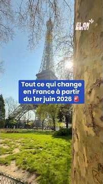Tout ce qui change en France à partir du 1er juin 2026 🚨