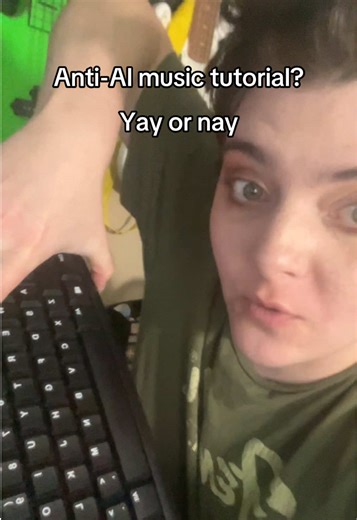 It can be done on a laptop as well btw. If you are at all interested, please let me know in the comments what you would like to see! I’ll even try to get different DAWs to show you how to do with whatever you have. (Namely BandLab bc I know a lot of people use that!) #musical #musicaltheatre #theatrekid #music #ai