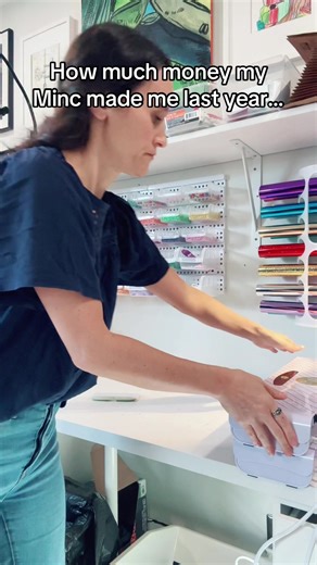 This little machine bought in a huge chunk of my income in 2025…and I only bought it in August! Grab my free guide to get started on your foil journey…! Link in bio 😃 #sidehustle #creativebusiness #handmadegifts #craftbusiness #makemoneyfromhome