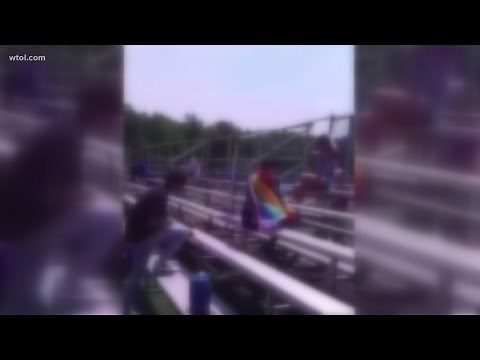 Video shows student assaulting eighth grader draped in pride flag at Ohio middle school