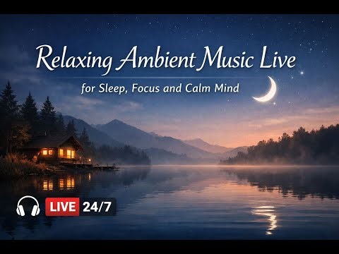 Relaxing Ambient Music Live for Sleep Focus and Calm Mind a description for this?