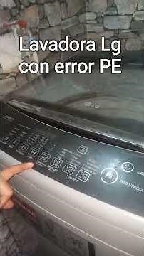 PE error on LG washing machine, I'll fix it myself. #washingmachine #foryou #diagnosis #foryou #w...