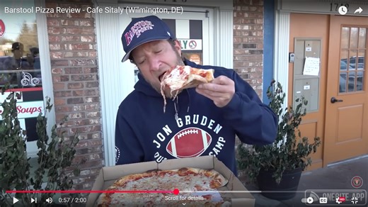 It took 10 years, but Barstool Sports' popular One Bite pizza review finally visits Delaware