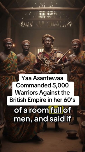 Yaa Asantewaa Commanded 5,000 Warriors Against the British Empire in her 60’s Yaa Asantewaa, War of the Golden Stool, Ashanti Empire, Black women warriors, African resistance to colonialism, Black history untold, Queen Mother Africa #blackhistory #hiddenhistory #didyouknow #africanhistory #yaasantewaa