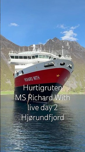#hurtigruten MS Richard With live day 2 #hjørundfjord #norway #fjordnorway
